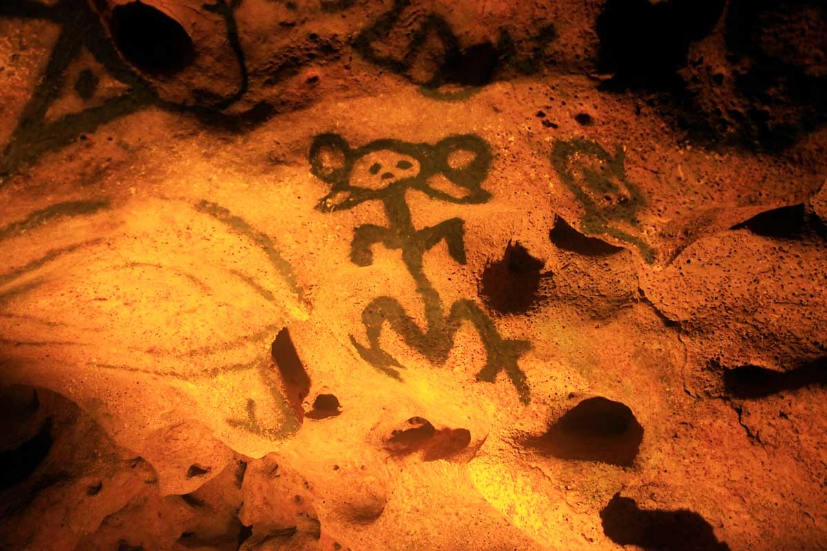 Indigenous petroglyph doodle.