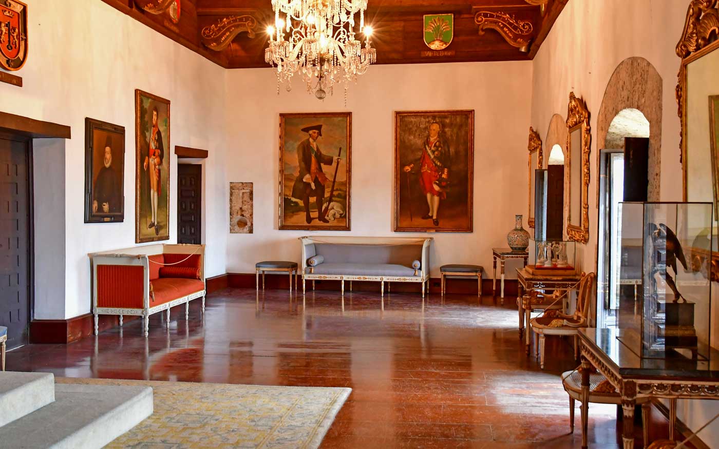 Inside lobby of Museo de las Casas Reales.