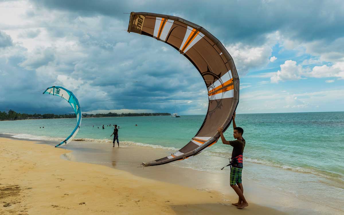 Kitesurfing in Cabarete